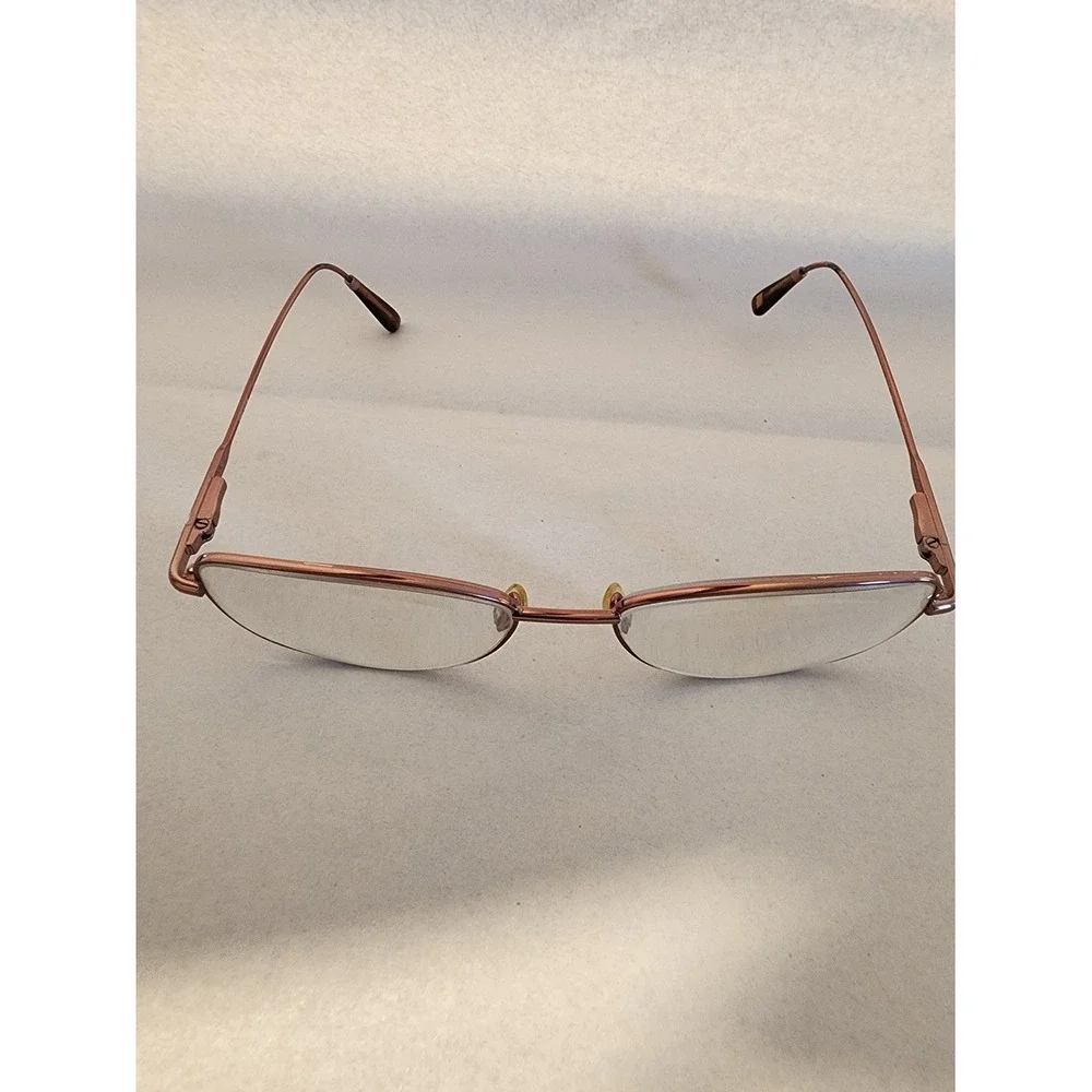 Anne Klein AK5073 Rose Gold Rectangular Eyeglasses Frames 52-16-140 Womens